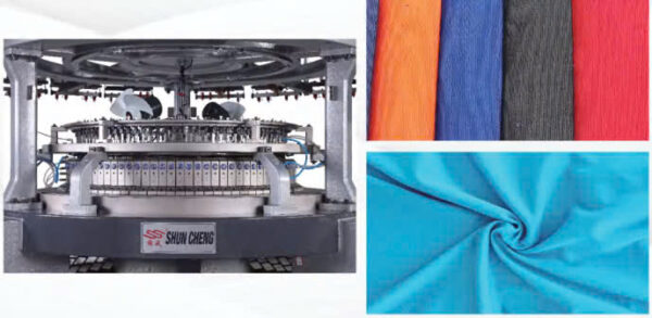 Máy dệt kim tròn 3 sợi jersey đơn hiệu Shen Chung - Hình ảnh 3