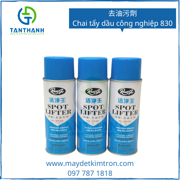 Chai tẩy dầu công nghiệp 830, hiệu Rust Go